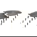 RINGO-Living Couchtisch Keke aus Holz in Bronze 2er Set