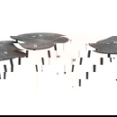 RINGO-Living Couchtisch Keke aus Holz in Bronze 2er Set