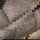 RINGO-Living Barhocker Luca aus Stoff in Boucle Taupe