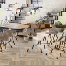 RINGO-Living Barhocker Luca aus Stoff in Boucle Taupe