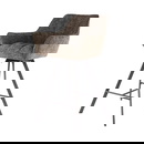 RINGO-Living Barhocker Luca aus Stoff in Boucle Taupe