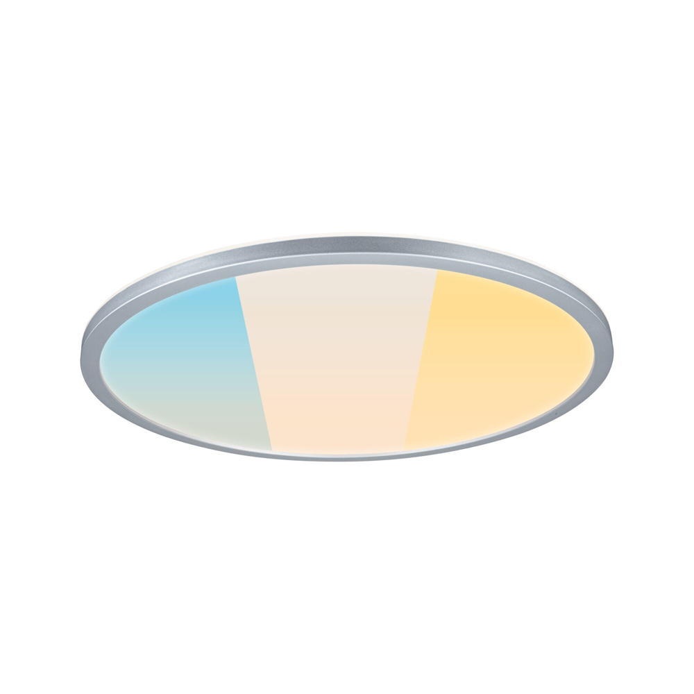 Paulmann Atria Shine LED Panele Badezimmer Küche LED IP44 modern Chrom-matt Kunststoff 1-flammig