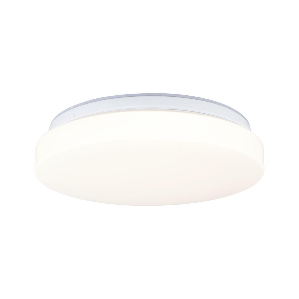 Paulmann Lulana Badezimmerlampe, Badleuchte & lampe für das Badezimmer Badezimmer Treppenhaus Hauseingang LED IP44 modern Weiß Kunststoff 1-flammig