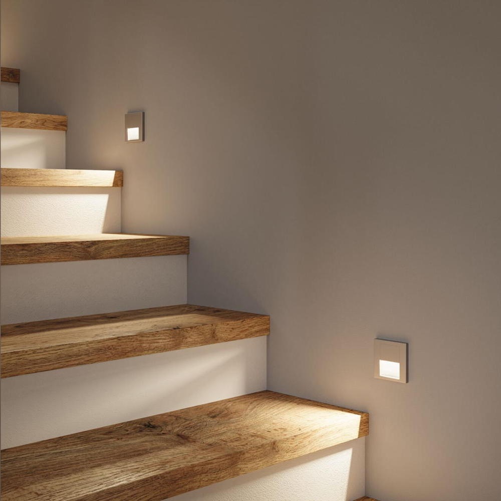 Paulmann Tsaro Einbaustrahler & Einbauleuchte Flur Treppenhaus LED modern Chrom-matt Kunststoff 1-flammig