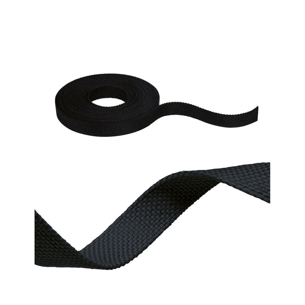 Uline Gurt 5000mm Dacron in Schwarz