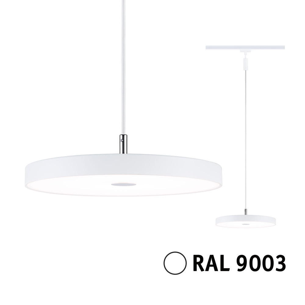 Paulmann Urail Hildor Wohnzimmer Flur Schlafzimmer LED modern Signalweiß Metall Kunststoff 1-flammig