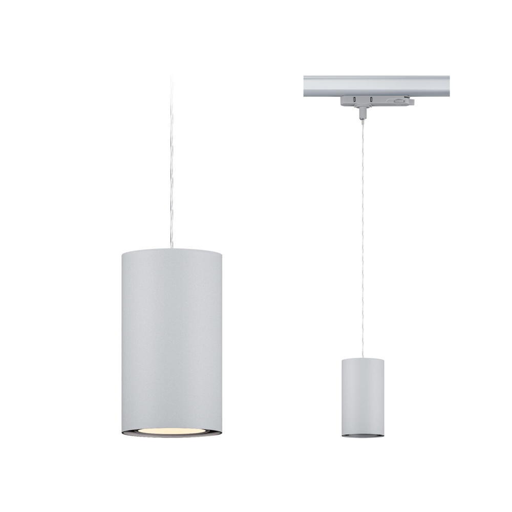 Paulmann ProRail3 Kratos Wohnzimmer Schlafzimmer Flur LED modern Silber Aluminium 1-flammig