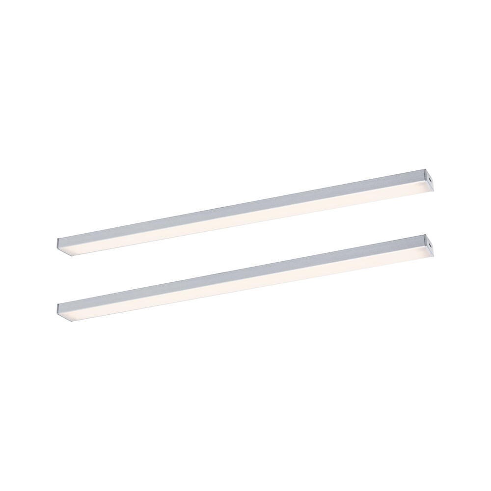 Paulmann Inline Möbelleuchte Wohnzimmer Schlafzimmer Flur LED modern Chrom-matt Aluminium 2-flammig