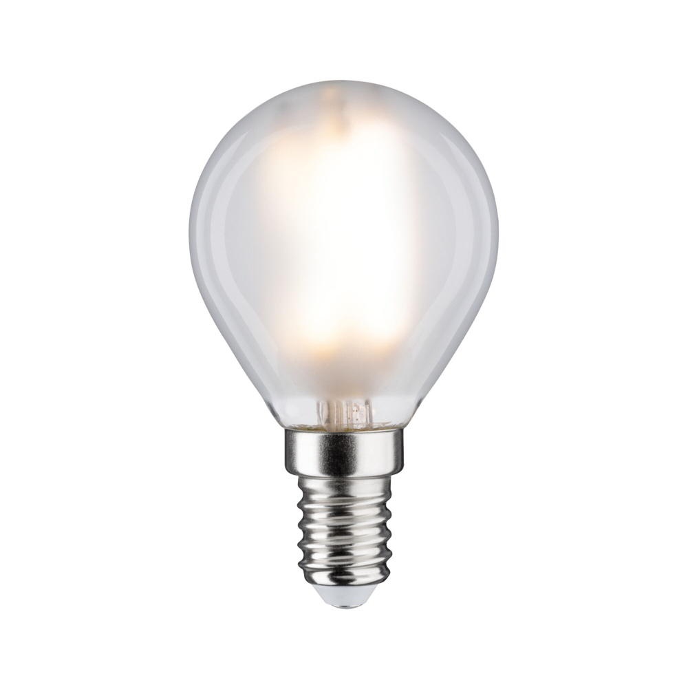 LED Lampe in Weiß E14 Tropfen - P45 5W 470lm 4000K dimmbar 1er Set