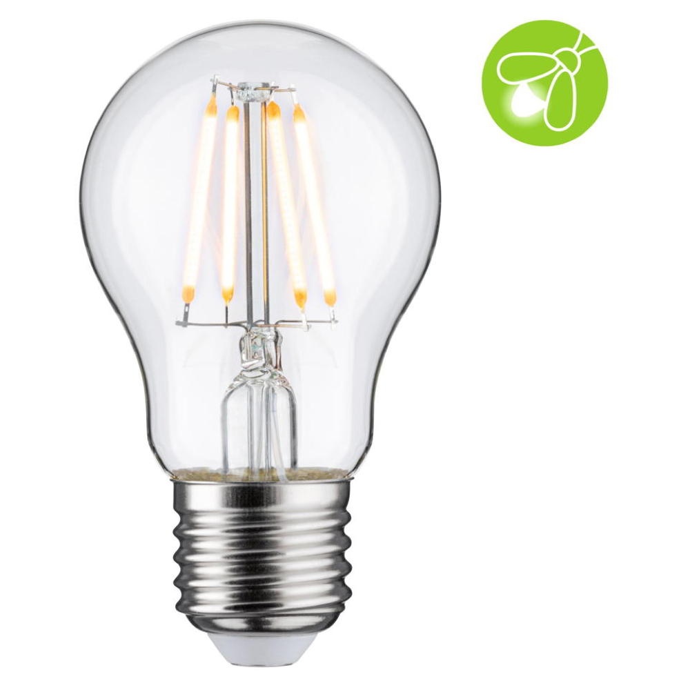 LED Lampe in Transparent E27 Birne - A60 43W 420lm 2200K 1er Set