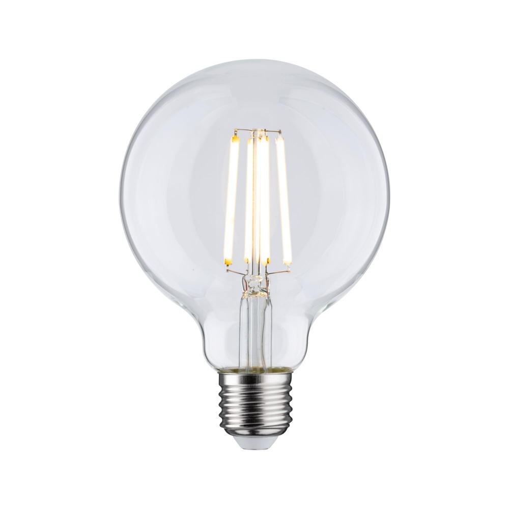 LED Lampe in Transparent E27 Globe - G95 4W 840lm 3000K 1er Set