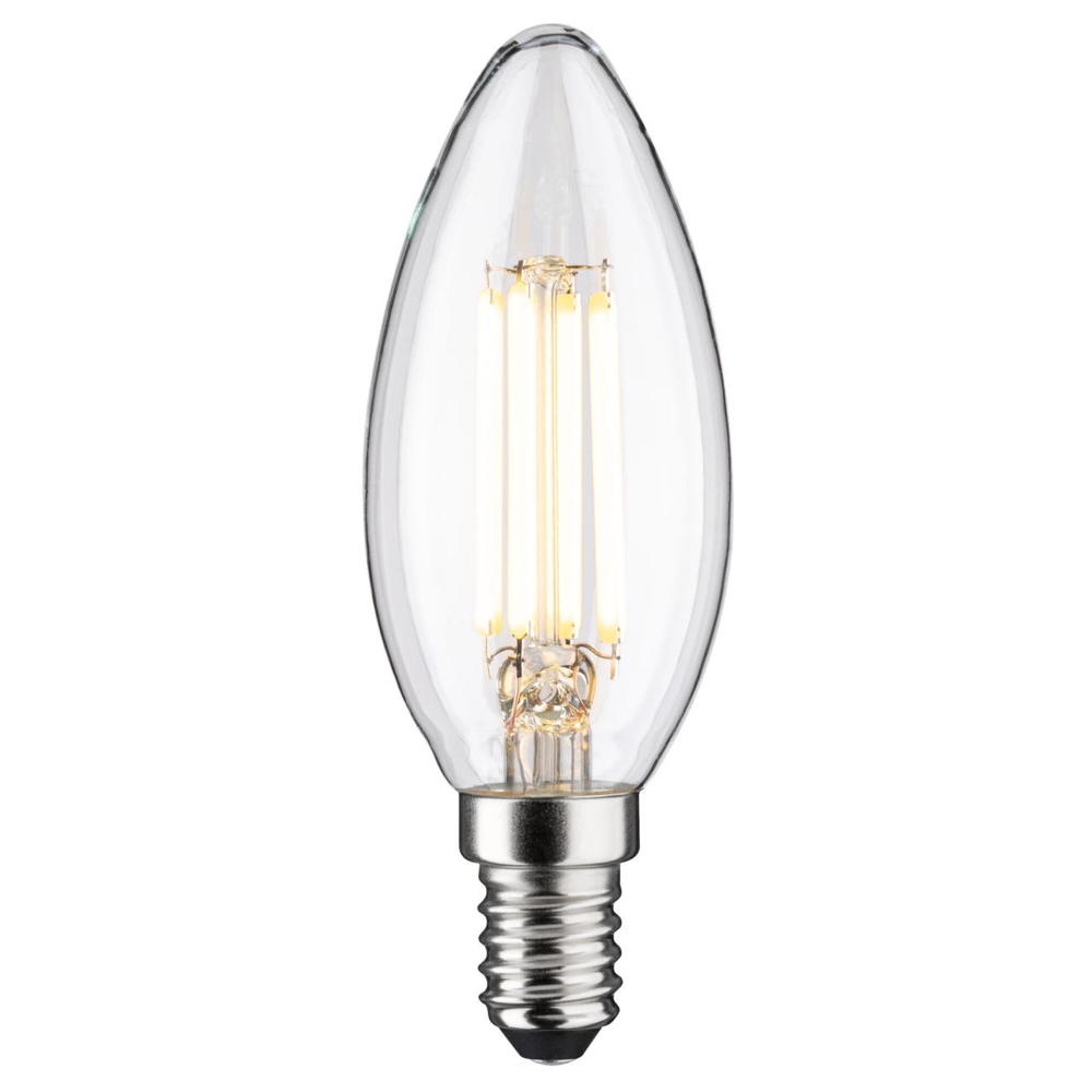 LED Lampe in Transparent E14 Kerze - B35 4W 840lm 3000K 1er Set