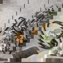 famlights | Pendelleuchte Ares in Schwarz E27 4-flammig