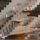 famlights | Stehleuchte Bing in Beige E27 4-flammig