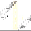 famlights | Stehleuchte Bing in Beige E27 4-flammig