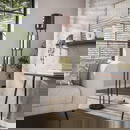 famlights | Stehleuchte Delf in Schwarz E27 3-flammig