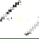 famlights | Stehleuchte Delf in Schwarz E27 3-flammig