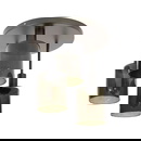 famlights | Deckenleuchte Felipe in Braun E27 3-flammig