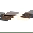 RINGO-Living Nachttisch 2er Set Jovin aus Akazienholz in Natur-dunkel