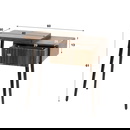 RINGO-Living Nachttisch Hajo aus Akazienholz in Natur-dunkel links