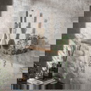 RINGO-Living Wandregal Hajo aus Akazienholz in Natur-dunkel 600mm