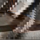 RINGO-Living Wandregal Hajo aus Akazienholz in Natur-dunkel 600mm