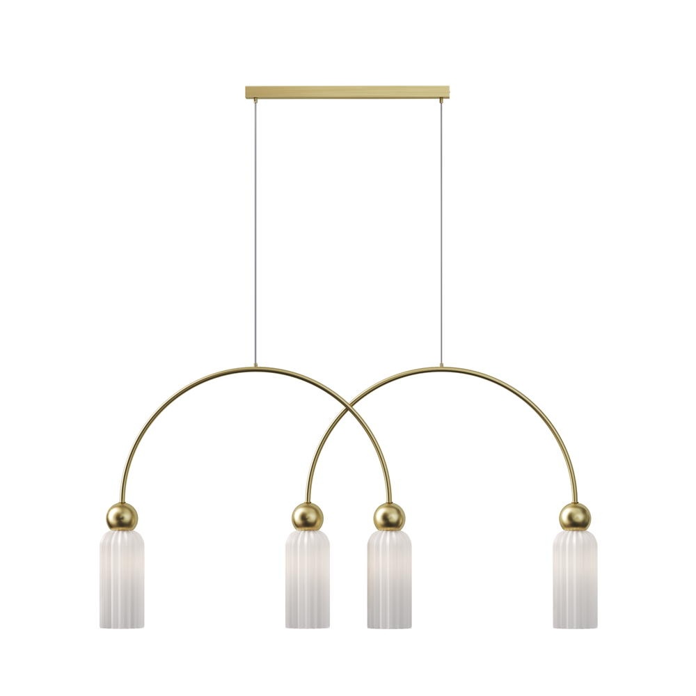 Maytoni Antic Hänge- & Pendellampe & Hängeleuchte Wohnzimmer Esszimmer modern Gold Metall E14 4-flammig