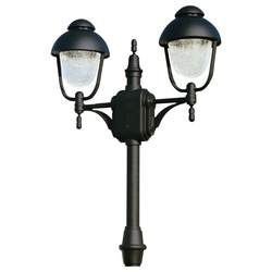 Kandelaber A-92428, schwarz, 2-flammig, Aluguss,...
