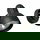 Wandleuchte A-92449, schwarz, Aluguss, drehbar, schwenkbar, E27, IP54