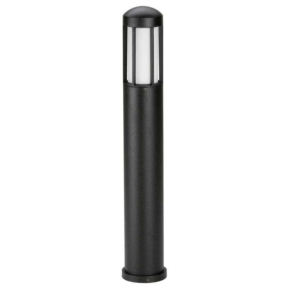 Pollerleuchte A-92490, ohne Bewegungsmelder, schwarz, Aluguss, Opalglas, E27, IP44, 900x130mm