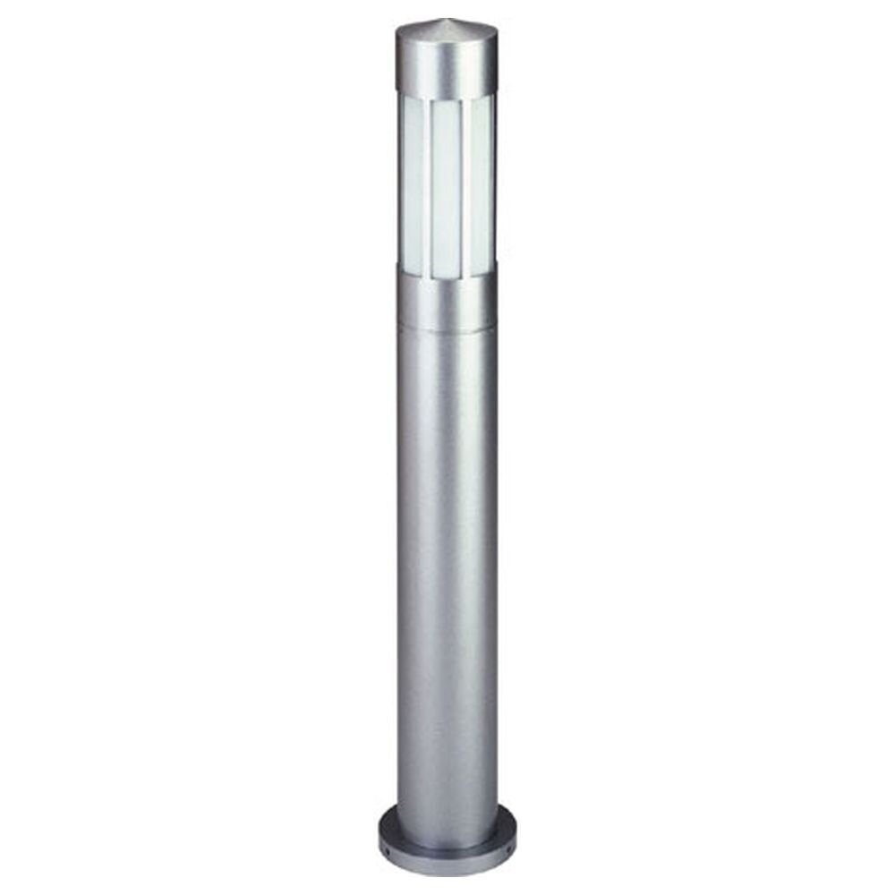 Pollerleuchte A-92964, ohne Bewegungsmelder, silber, Aluguss, Opalglas, E27, IP44, 900x110mm